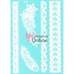 Tatuaje temporare pentru corp HENNA Alb W301